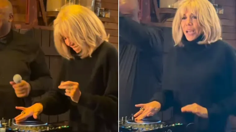 Emmanuel s natečenim okom, a Brigitte zaplesala i postala DJ-ica