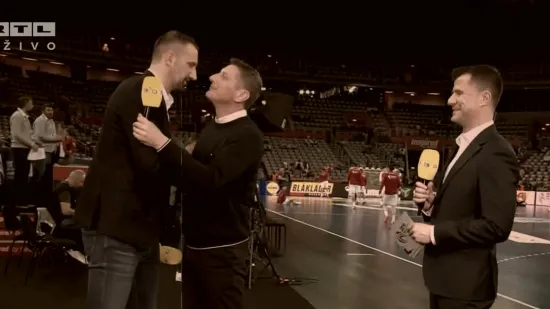 Pro&scaron;le godine ovi su poljupci obilježili emisiju Vrijeme je za rukomet: 'Malo mi je neugodno'