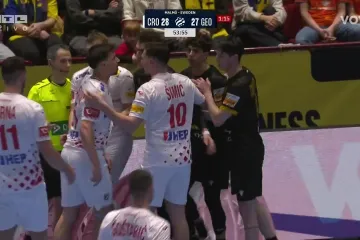 Umalo zaiskrilo na parketu: Hrvatskog kapetana morala trojica smirivati