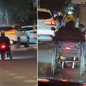 Pogledajte &scaron;to je ovaj mu&scaron;karac stavio na invalidska kolica i kamo se zaputio usred gužve