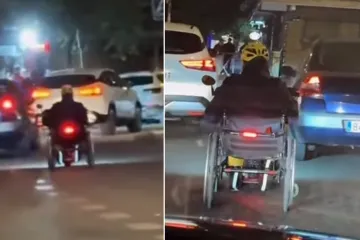 Pogledajte &scaron;to je ovaj mu&scaron;karac stavio na invalidska kolica i kamo se zaputio usred gužve