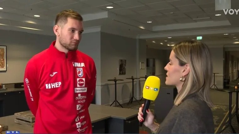 Ines prije treninga hrvatskih rukometa&scaron;a porazgovarala s Tinom Lučinom, provjerite &scaron;to joj je rekao