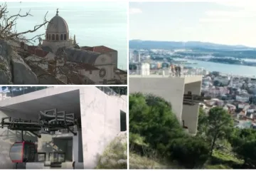 &Scaron;ibenik dobiva 'leteći pogled': Žičara spaja tvrđave, gužve nestaju