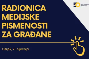 Navigiraj morem informacija: Prijavi se za medijsku radionicu u Osijeku
