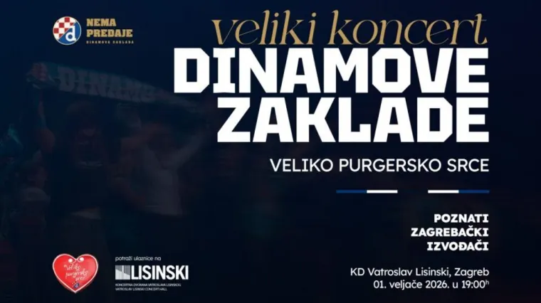 Dinamova zaklada spaja glazbu i humanost velikim koncertom u dvorani Lisinski