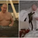 Svi pričaju o Putinu, ali Luka&scaron;enko je pravi hit dana: Pazite kako je u&scaron;ao u ledenu vodu