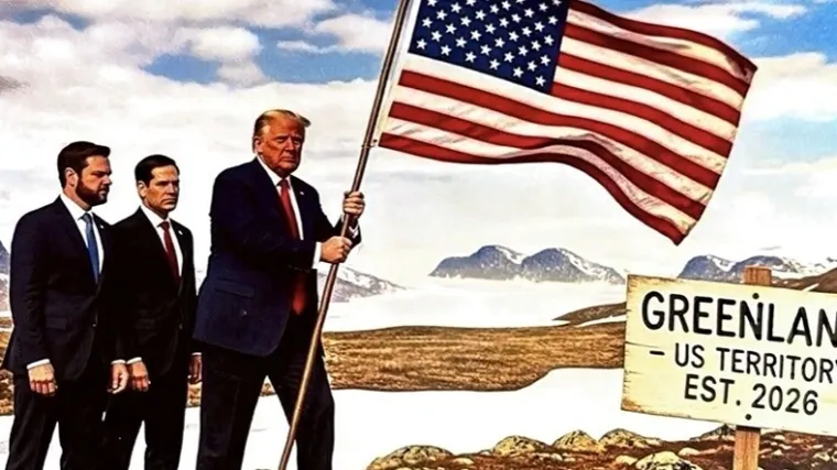 Trump objavio Macronove privatne poruke i ilustraciju da je Grenland - američki!