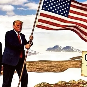 Trump objavio Macronove privatne poruke i ilustraciju da je Grenland - američki!