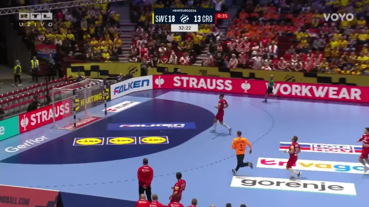 Kakvo ruganje: &Scaron;vedski golman zabio Hrvatskoj sa svog gola