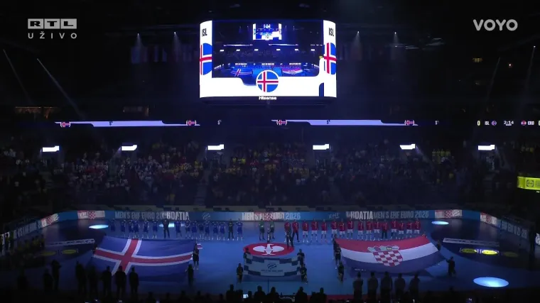 Pazite &scaron;to je Sigurdsson radio dok je svirala Lijepa Na&scaron;a prije utakmice Hrvatske i Islanda