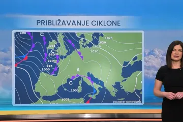 Meteorologinja prognozirala vrijeme za vikend: Ki&scaron;a, poledica i hladnoća