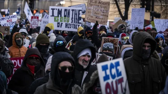 Ni -29 stupnjeva ih nije spriječilo da mar&scaron;iraju ulicama i kažu 'stop' maltretiranju