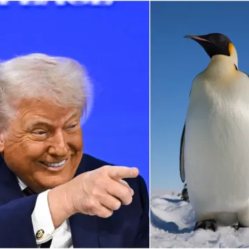 Bijela kuća objavila sliku Trumpa s pingvinom - jedan detalj im je promakao