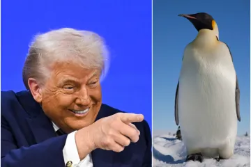 Bijela kuća objavila sliku Trumpa s pingvinom - jedan detalj im je promakao