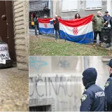 Desničari pred stanom Anke Mrak Tarita&scaron; pu&scaron;tali Thompsona: Do&scaron;lo do eskalacije, intervenirala policija