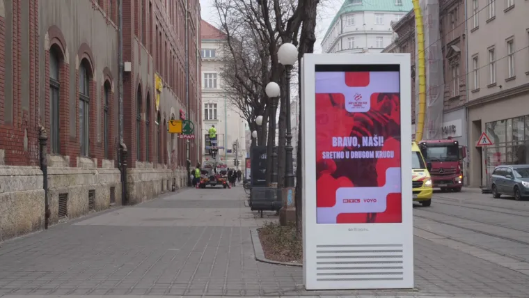 RTL i Go2Digital poslali poruku podr&scaron;ke rukometa&scaron;ima koja je osvanula u 29 hrvatskih gradova!