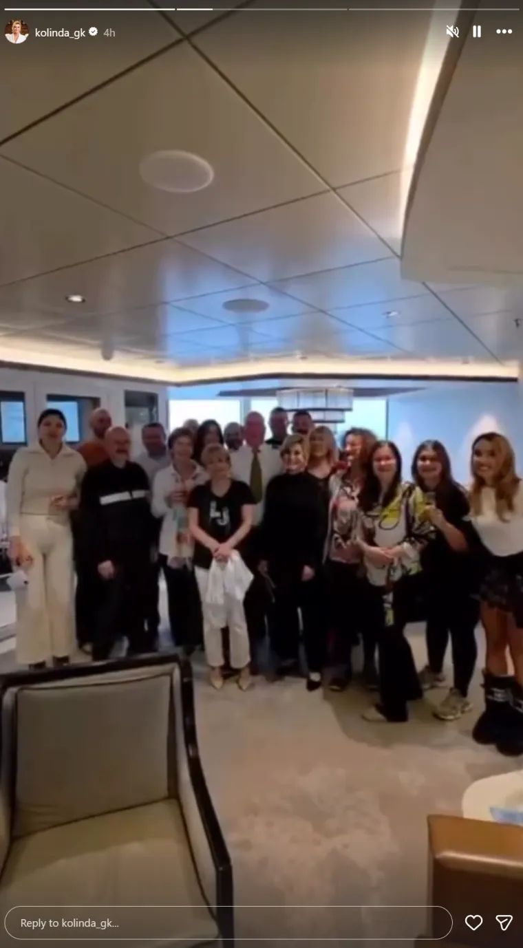 Kolinda slavi na Antarktici: Preživjela najopasniji prolaz i zahvalila posadi iz Dubrovnika