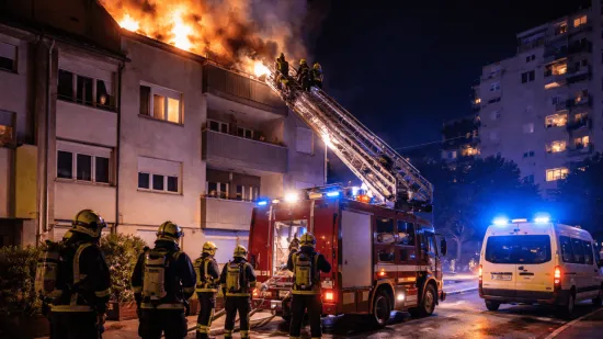 Vatrogasci izvukli ženu iz gorućeg stana u Splitu: Ga&scaron;enje i dalje traje