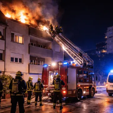 Vatrogasci izvukli ženu iz gorućeg stana u Splitu: Ga&scaron;enje i dalje traje