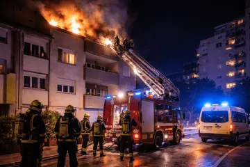 Vatrogasci izvukli ženu iz gorućeg stana u Splitu: Ga&scaron;enje i dalje traje