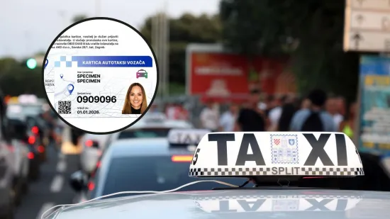 Jeste primijetili novi detalj na taksijima? Bez ove kartice vozači od ljeta vi&scaron;e neće moći raditi