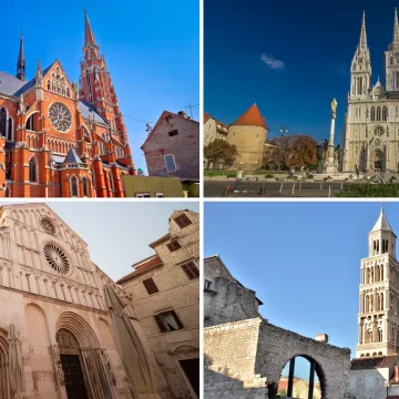 Rijetki će znati prepoznati ove katoličke katedrale u Hrvatskoj: Dokaži se kao pravi genijalac