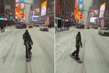 U SAD-u progla&scaron;eno izvanredno stanje, a jedan mladić iskoristio priliku za vožnju života: 'Volim New York'