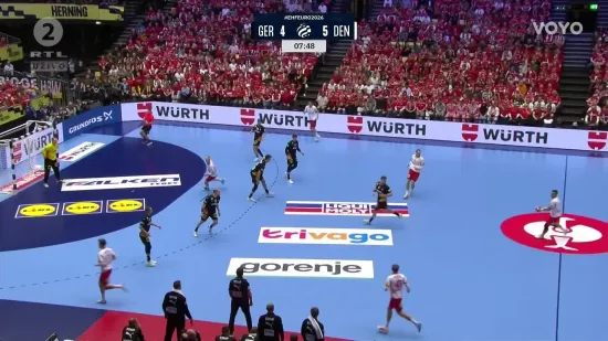 Igra se gol za gol! Opasan početak Nijemaca, ali Danci se vraćaju!