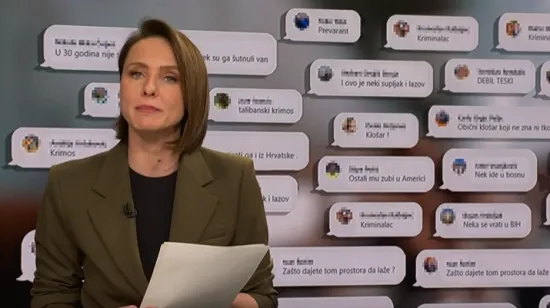 Mojmira čitala uvrede upućene Sandru Vukoviću: 'Metak u čelo i bacit u jarak'