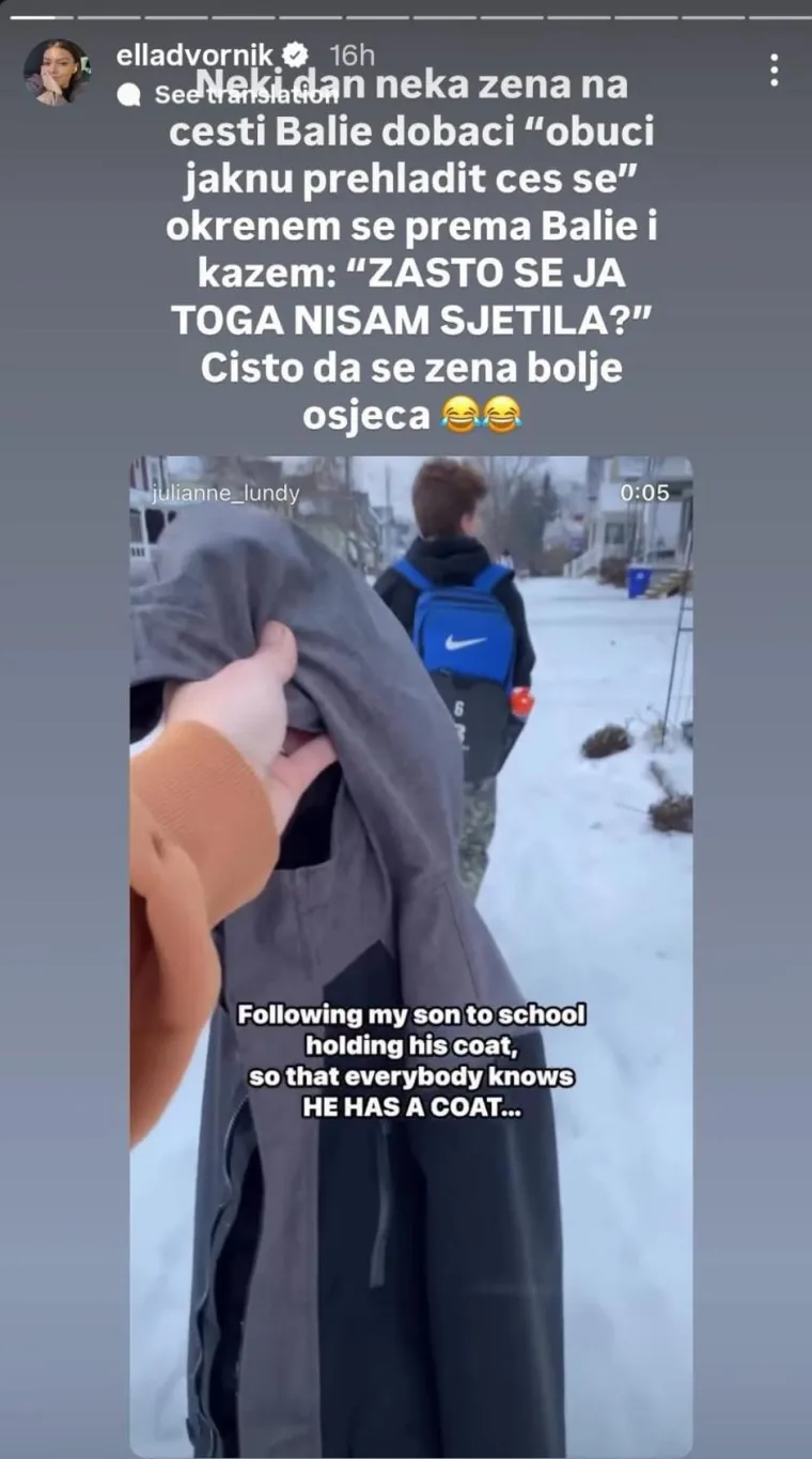 Elli Dvornik prolaznica dobacila komentar zbog kćeri, ona se brzo sna&scaron;la: 'Da se bolje osjeća'