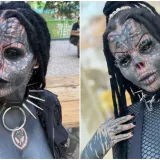 Bila je prava ljepotica, sada je prepuna tetovaža: Čak je odrezala i nos i čuva ga u staklenki