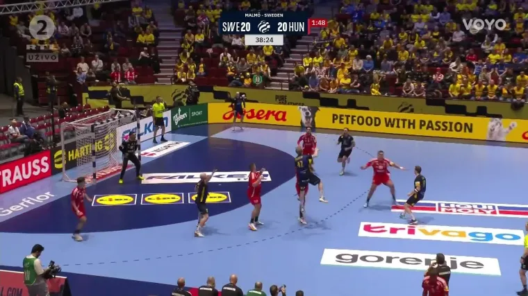 Kao iz udžbenika! Prekrasna akcija &Scaron;veda, Mađari su samo mogli gledati ovaj potez