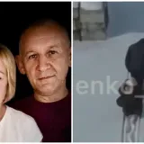 Bolna snimka: Uplakani muž na sanjkama vuče ranjenu ženu bježeći od dronova