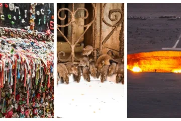 Od mjesta prepunog &scaron;takorima do vrata pakla: Ovo su najčudnije turističke destinacije na svijetu