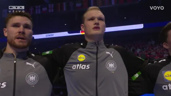 Ovako su njemački rukometa&scaron;i izgledali dok je svirala njihova himna uoči okr&scaron;aja s Hrvatskom