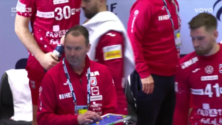 Dagur nije sretan: Pogledajte kako je izgledao time-out Hrvatske u borbi za finale Eura