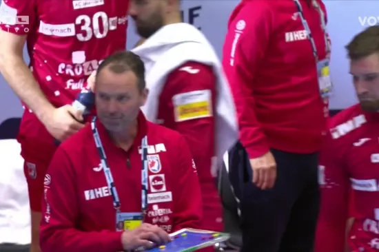 Dagur nije sretan: Pogledajte kako je izgledao time-out Hrvatske u borbi za finale Eura