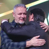 Zlatko Dalić i Thompson u zagrljaju na Cesarici: Ali sve su oči bile uprte u damu uz izbornika