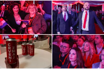 Dalija puca od sreće, Toma&scaron;ević i Hajda&scaron; zagrljeni: Svu pažnju ipak je ukrao 'Crveni zmaj'!