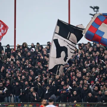 Burno u Gorici: Svi su gledali u poruku koju je podigla Torcida za uhićene