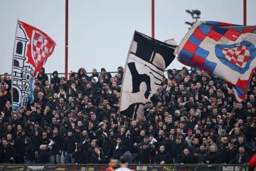 Burno u Gorici: Svi su gledali u poruku koju je podigla Torcida za uhićene