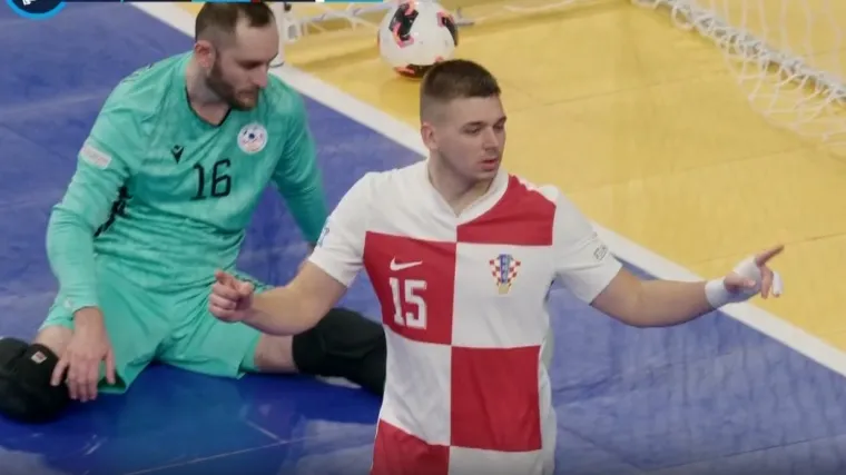 Mataja je nosio Hrvatsku: Pogledajte njegov drugi gol na utakmici za veliku prednost futsal vatrenih