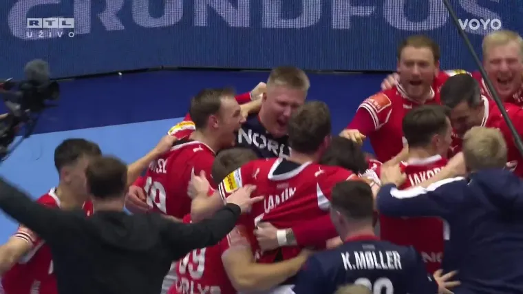 Oni su vladari rukometa! Pogledajte ovo slavlje na kraju velike pobjede