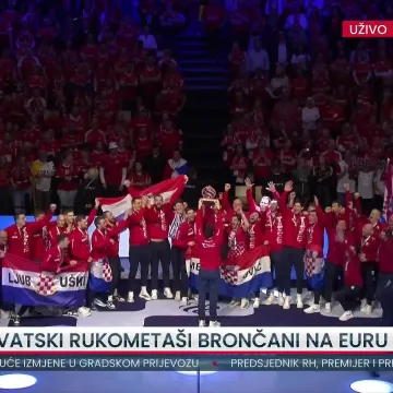 Povratak brončanih rukometa&scaron;a UŽIVO gledajte na portalu Net.hr