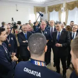 Prijem odrađen: Ovako su brončani rukometa&scaron;i dočekani u Banskim dvorima