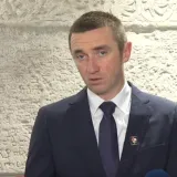 Uoči sastanka parlamentarne većine u Banskim dvorima: Penava daje izjavu za medije