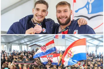 Pogledajte kako su u svom mjestu dočekani brončani vratar i pivot koji je odu&scaron;evio Europu