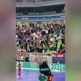 Hrvatski navijači žestoko se potukli sa za&scaron;titarima u Areni Stožice, sijevalo sa svih strana