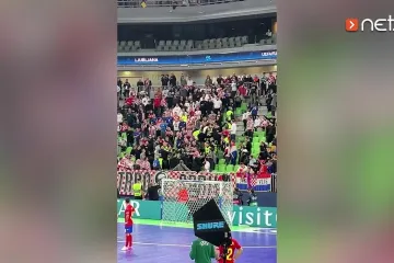 Hrvatski navijači žestoko se potukli sa za&scaron;titarima u Areni Stožice, sijevalo sa svih strana