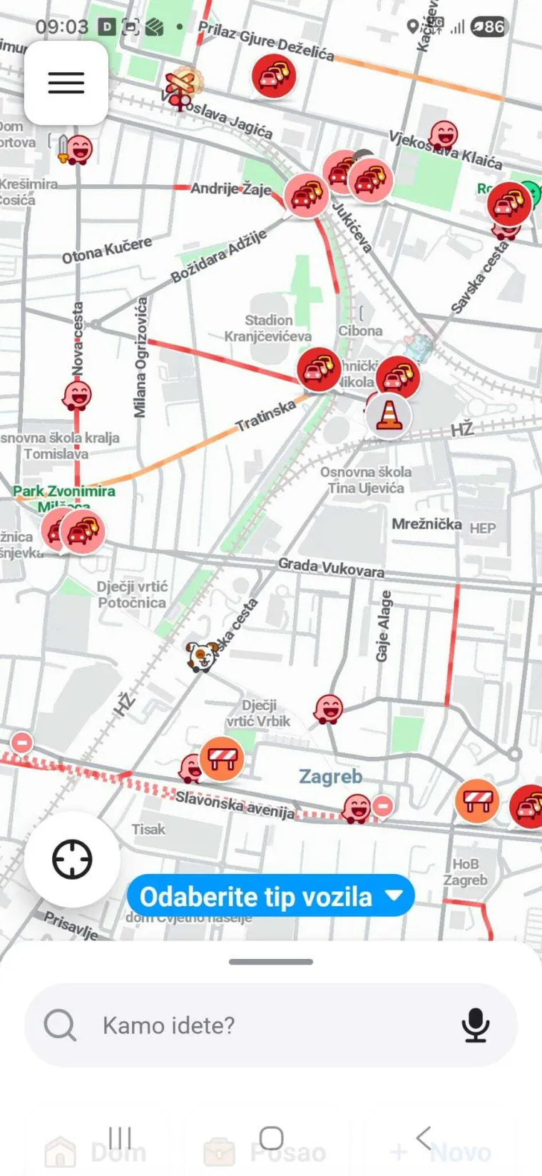 Kaos u Zagrebu - jedva se vozi žilom kucavicom: 'Samo javljaju na radiju da je sve u crvenom'